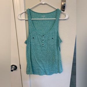 Express Light Teal Tank. Small. Like new.